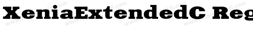 XeniaExtendedC Regul字体转换